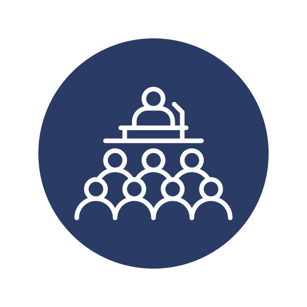 企业培训教学会议图标图片下载