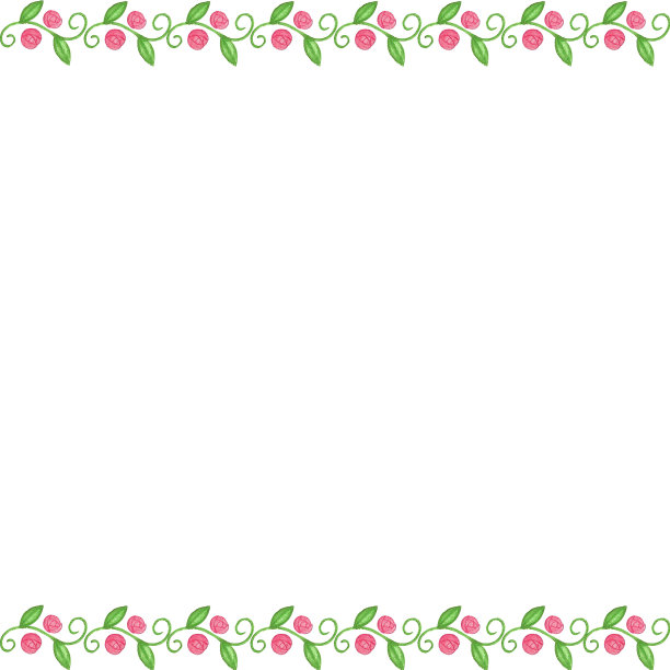 花线背景与手绘花图片下载