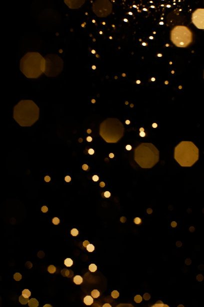 摘要光暖背景，在长时间曝光下，光线和眩光变得模糊图片下载