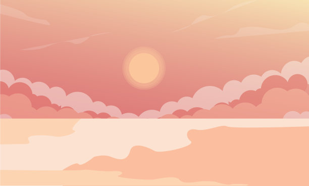 山间日落图片下载