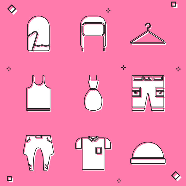 设置圣诞手套冬季帽子与耳盖图片下载