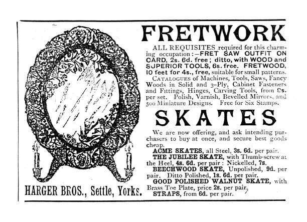 19世纪，在塞特约克为哈格兄弟雕刻广告;我们自己的宪报1888图片下载