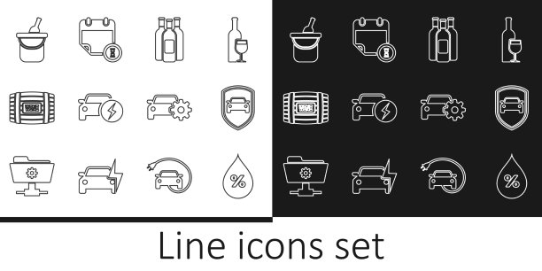 设定线滴水百分比或汽车保护图片下载