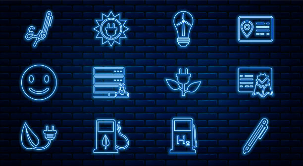 设置线笔证书模板灯泡图片下载