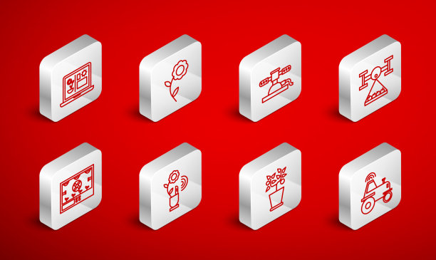 智能农花上设置线无线牵引车图片下载