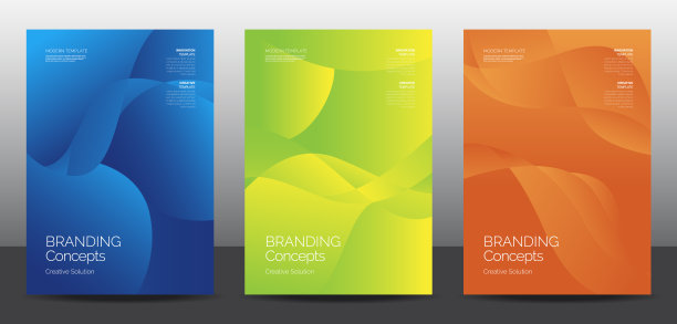 矢量宣传册传单设计布局模板图片下载