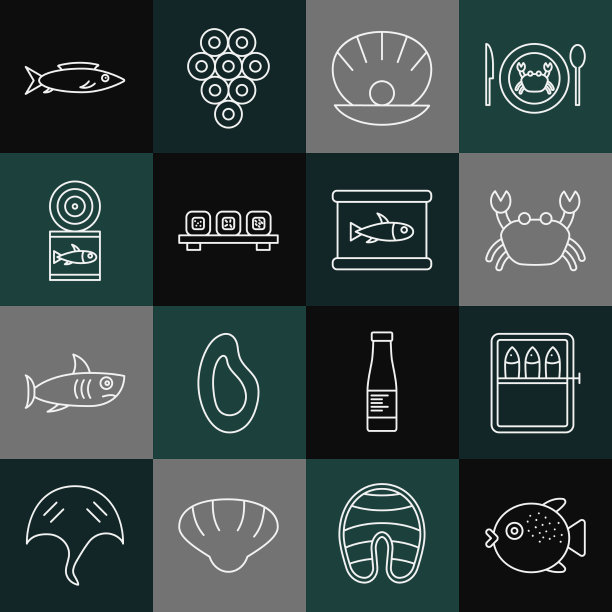 套线河豚鱼蟹壳罐头用图片下载