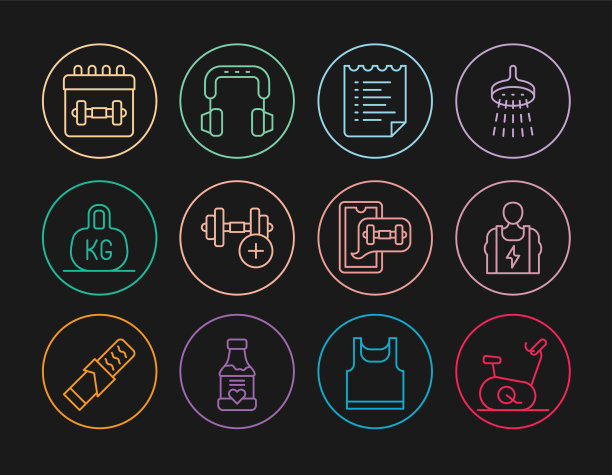 设置线固定自行车健美运动图片下载