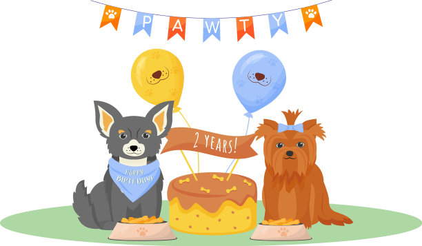 狗生日平淡的颜色性格图片下载