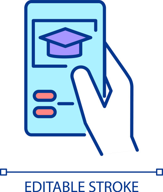 移动学习RGB颜色图标图片下载