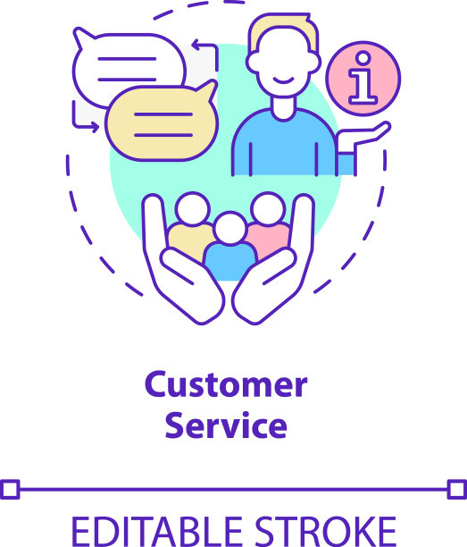 客户服务理念图标图片下载