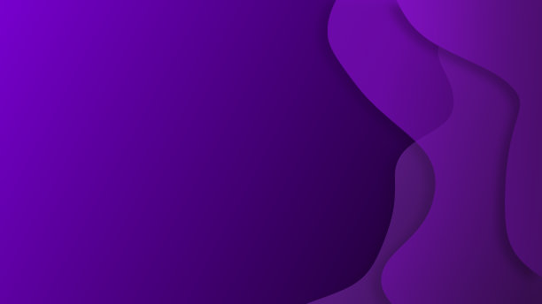 波浪梯度抽象背景右侧天鹅绒紫紫色的2022年概念与平滑的运动和复制空间图片下载