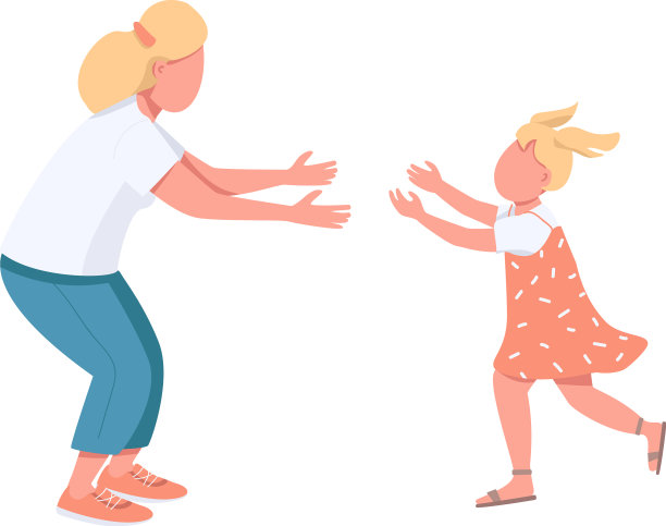 母亲与女儿平色无脸图片下载