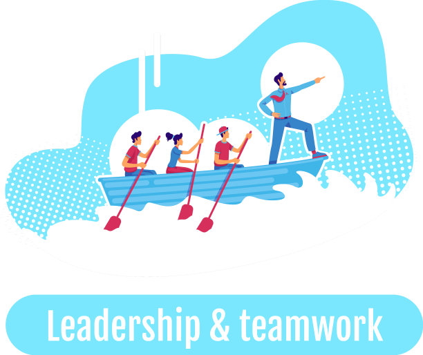 团队在帆船平的概念图片下载
