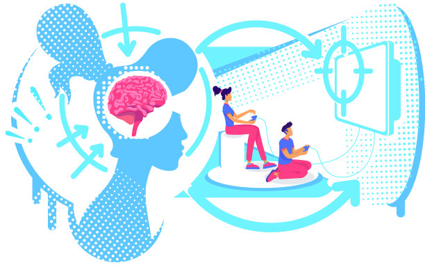 视觉感知信息平面概念图片下载