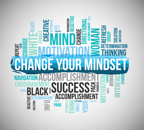 改变你的思维模式。业务概念向量背景。图片下载