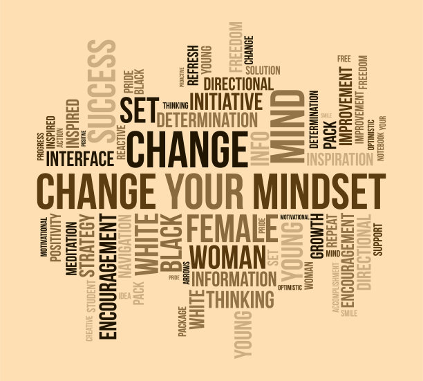 改变你的思维模式。业务概念向量背景。图片下载