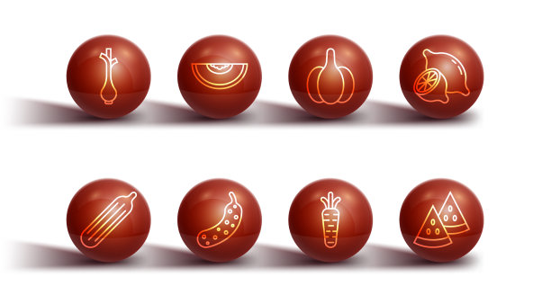 套线鲜葱、黄瓜、柠檬图片下载