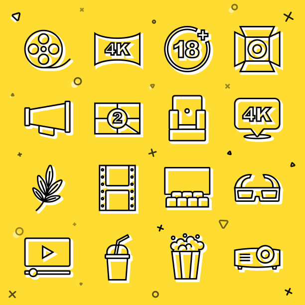 集线电影电影媒体放映机3d影院图片下载