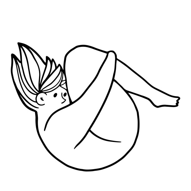 头发飞扬的抑郁女人抱着自己。年轻悲伤的十几岁女孩与肥胖拥抱她的膝盖，陷入抑郁。心理健康问题概念。向量iluustration图片下载