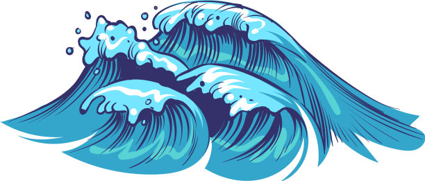 海浪手握航海符号图片下载