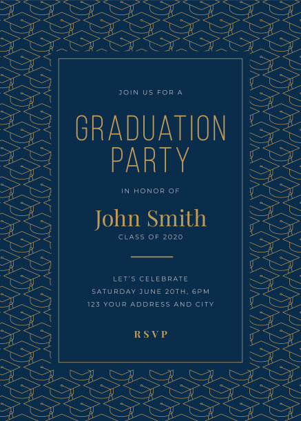 2020届毕业班。聚会的邀请。用图标元素设计模板。图片下载