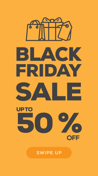 社交媒体故事页面销售横幅背景黑色星期五销售图片下载