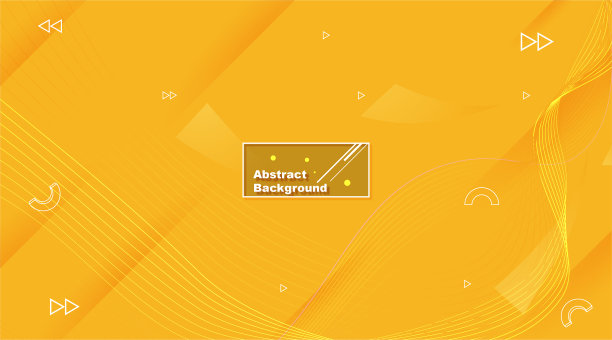 动态黄色抽象背景与流体形状现代概念图片下载