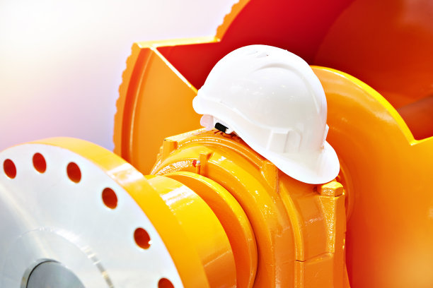 工人头盔和采矿设备图片下载