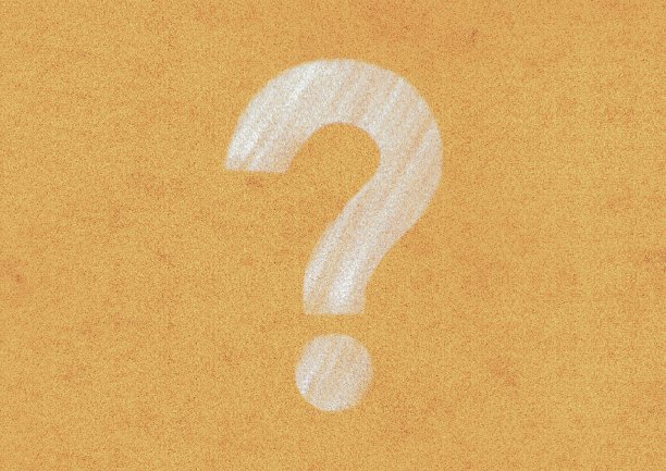 软木板上白色问号的插图图片下载