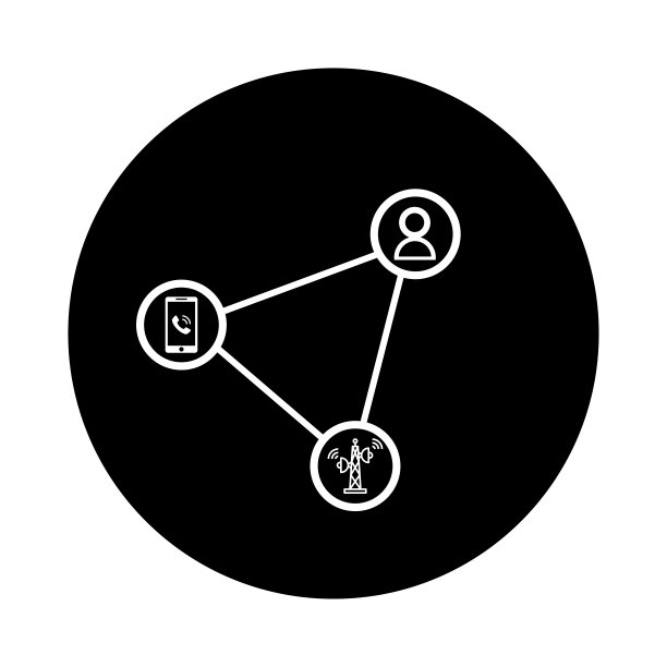 人连接智能网络图标图片下载