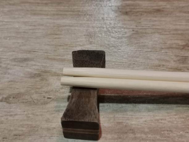 木制筷子的特写照片图片下载