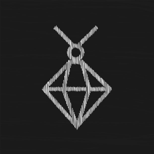 菱形白色素描矢量图标。辉煌，钻石线图标。移动概念的线性风格符号图片下载