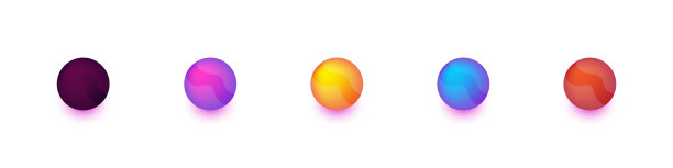 液体颜色抽象球体图片下载