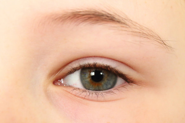 美丽的眼睛女孩特写。背景。孩子的观点。图片下载