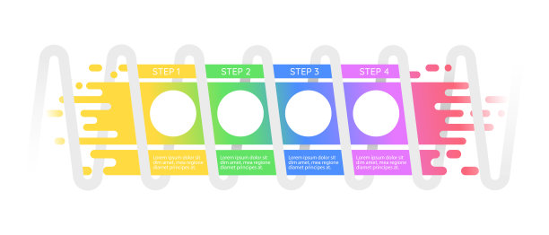 创新技术信息图表设计模板图片下载