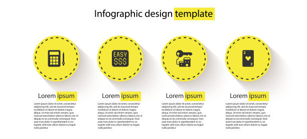 设置宾果牌，奖金赌场，赢房子与钥匙和玩心。业务信息模板。向量图片下载