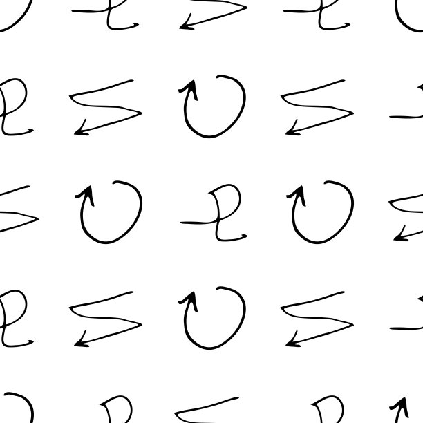 无缝模式与黑色铅笔笔触图片下载