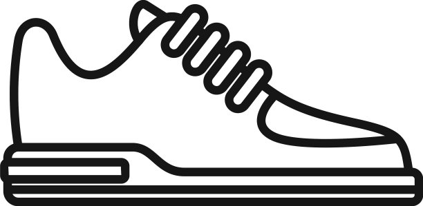 运行运动鞋图标轮廓运动鞋图片下载