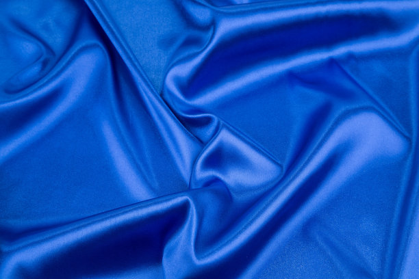 蓝色的丝绸质地。图片下载