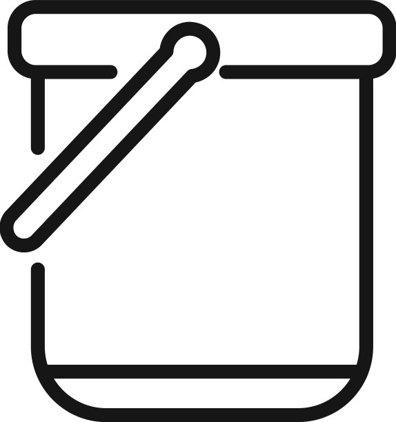 池清洗桶图标轮廓泵图片下载