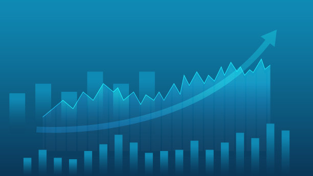具备财务规划和企业效益管理的背景素材图片