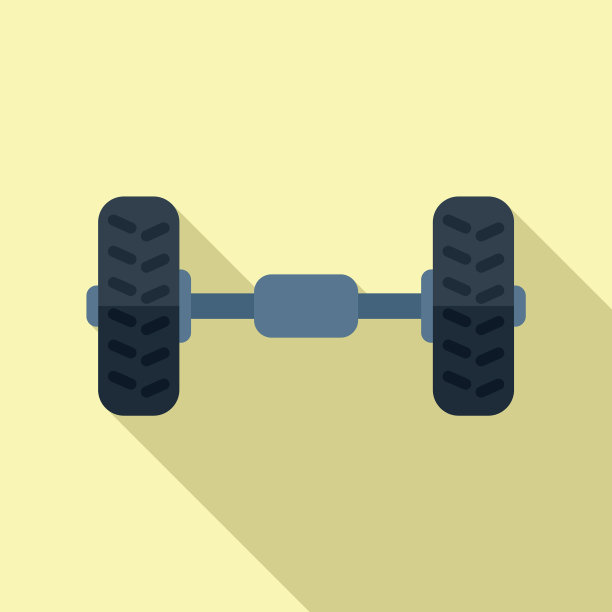 汽车悬架图标平轮轮胎图片下载