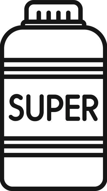 乳清瓶图标轮廓运动蛋白质图片下载