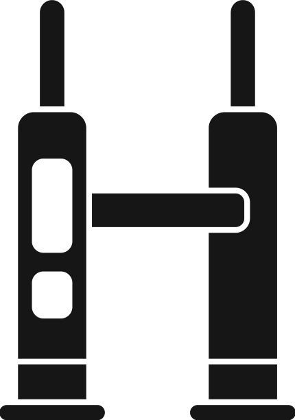 检查汽车升降机图标简单的汽车车库图片下载