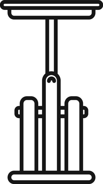 机器汽车升降机图标轮廓汽车车库图片下载