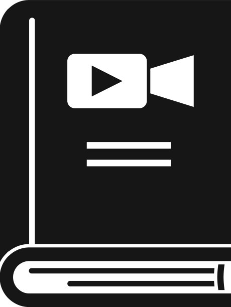 视频书场景图标简单的电影视频图片下载