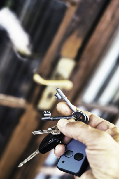 门前有一串钥匙图片下载