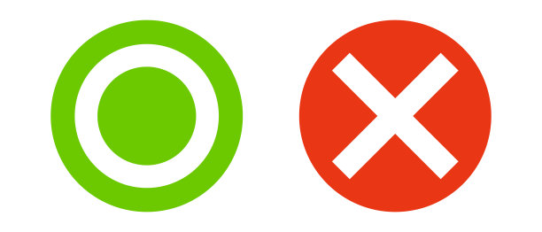圆形和十字图标集矢量图图片下载