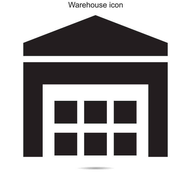 仓库图标矢量插图图形的背景图片下载